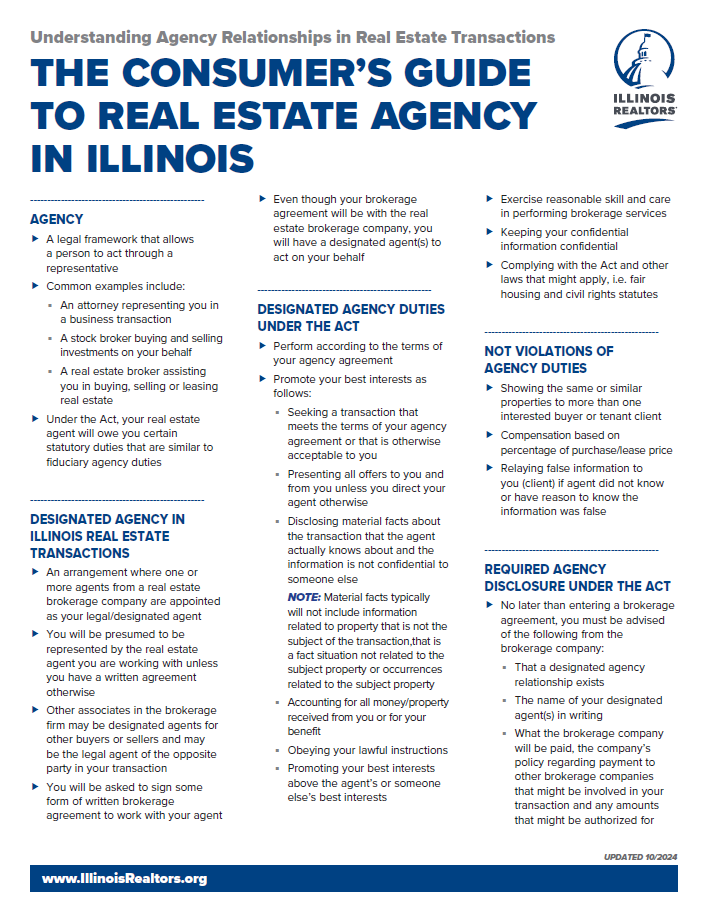 The Consumer&rsquo;s Guide to Real Estate Agency in Illinois - 2024 